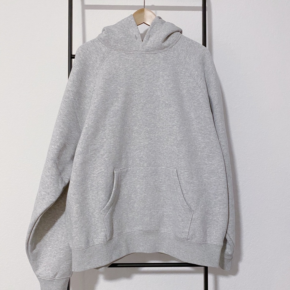 Fear of God Essentials Heather Grey Hood